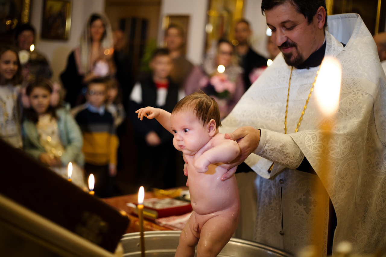 baptism, in church